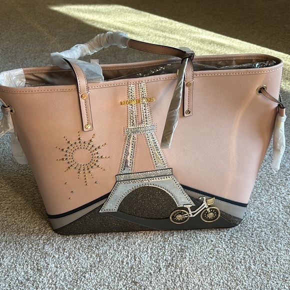 Michael Kors Eiffel Tower Novelty Tote - Picture 2 of 7